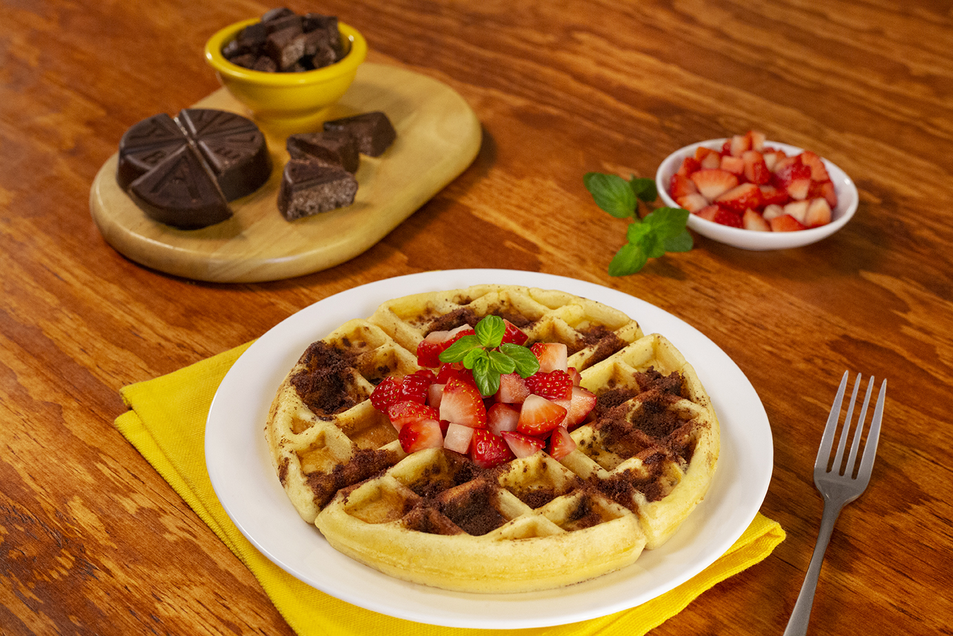 Waffles con Chocolate Abuelita® | Recetas Nestlé